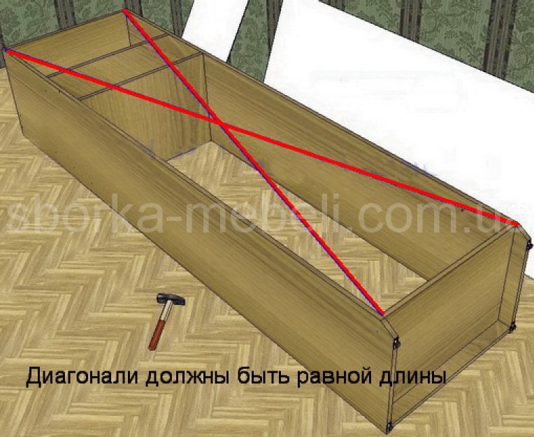 проверка диагонали мебели проверка диагонали мебели