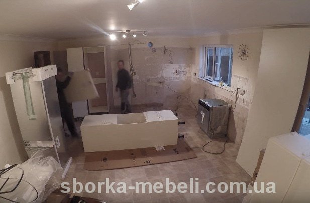 стоимость сборки кухни в Вишневое